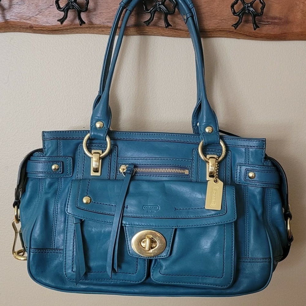 SOLD - Coach 2008 Kristin Leather Satchel / Shoulder Bag